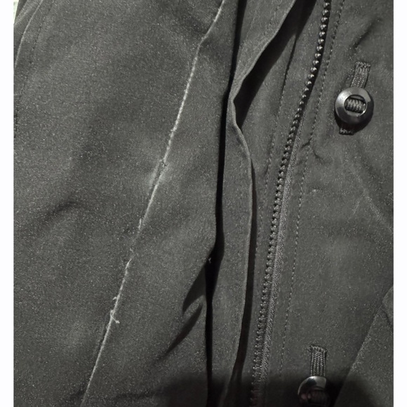 Canada Goose Kensington Women's Black Hooded Parka Coat Jacket Small NO FUR - Picture 13 of 15